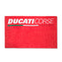 Telo mare rosso in spugna con maxi-logo Ducati Corse, Brand, SKU o937000487, Immagine 0
